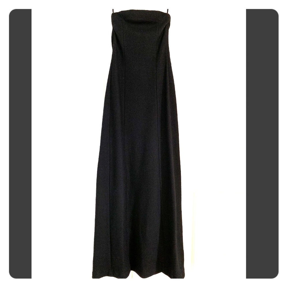 Elegant 100% wool evening dress.